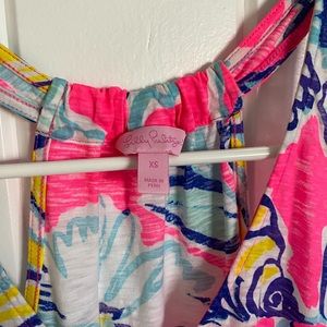 Lilly Pulitzer cotton racer back tank